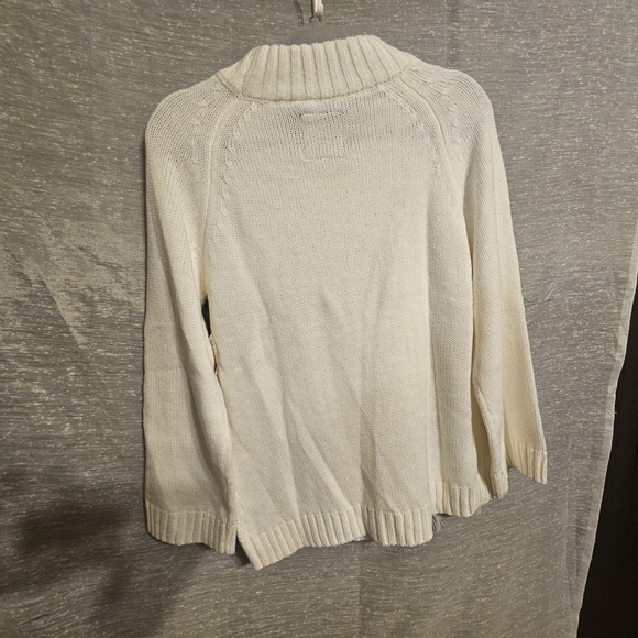 U.S. Polo Assn. Cream Cowl Neck Sweater - Picture 3 of 5